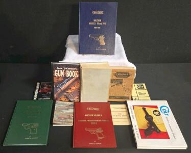 Walther Vol I-III Rankin, Gun Book O'Connor, Colt Rimfire Guide, Firearms Collectors Lot