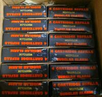 Westclox Burglar Alarm Cartridge Refills Model 83069 &ndash; 12 Boxes of 4 Cartridges Each