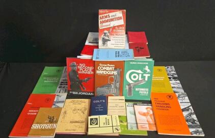 Lot of 23 Vintage NRA, Colt, Firearms Manuals & Collectors Guides - O&rsquo;Connor, Jordan, Nonte