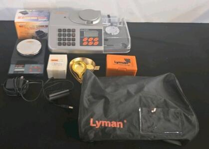 Lyman 1200 DPS III Digital Powder Dispenser, LE-1000 Scale, Accessories, Speed Kit