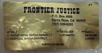 Safariland SST Brown Leather & Nylon Black Small Revolver Belt Holsters, Right-Hand, USA Made (Location 12) - 6