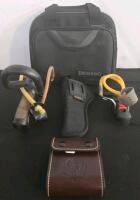 Slingshot Shooting Accessory Lot &ndash; Browning Carry Case, Daisy Powerline, Ruger Pouch, Holster