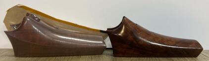 (2) Wooden Shotgun Forends, High Gloss Finish, Excellent Condition