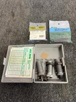 RCBS 3-Die Carbide Taper Crimp Set 9mm Luger with Forster Headspace Gage and RCBS Seater Plug - 2