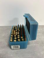.223 Remington Reloaded Rifle Ammunition, 50 Rounds, FMJ, Brass, MTM R-50 Box - 2