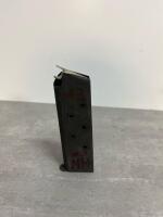(3) 1911 Full Size 7-Round .45 ACP Steel Magazines, Single Stack, Fixed Base, Hand Marked #2/#3 NM - 4