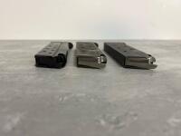(3) 1911 Full Size 7-Round .45 ACP Steel Magazines, Single Stack, Fixed Base, Hand Marked #2/#3 NM - 8