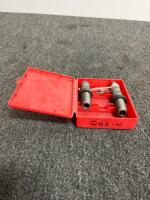 .243 Winchester Reloading Die Set with Red Plastic Case - 2