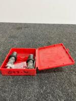 .243 Winchester Reloading Die Set with Red Plastic Case - 4