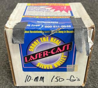 Oregon Trail Laser-Cast 10mm 150-Grain RNFP Bullets, Partial Box