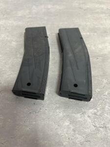 (2) Steel .30carb Rifle Magazines, 30-Round, Fits Marlin Model 60/Glenfield Style