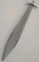 Argentine Model 1891 Mauser Bayonet R1689, WKC Solingen, 15.75" Blade, Steel Scabbard - 2