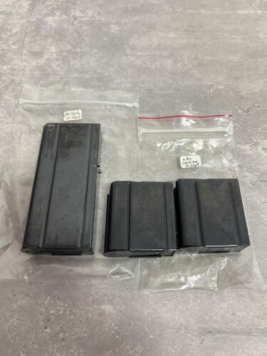 .30 Carbine Magazines: One 15-Round, Two 5-Round Steel Mags for M1 Carbine