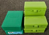 MTM CASE-GARD 50 Ammo Storage Boxes & RCBS Die Box, 50-Round Rifle/Pistol, Load Card Included, RCBS Reloading Die Set Case with Manuals & 2 MTM Case-Gard 50 Ammo Boxes for Rifle/Pistol (#12) - 9