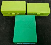 MTM CASE-GARD 50 Ammo Storage Boxes & RCBS Die Box, 50-Round Rifle/Pistol, Load Card Included, RCBS Reloading Die Set Case with Manuals & 2 MTM Case-Gard 50 Ammo Boxes for Rifle/Pistol (#12) - 10