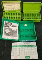 MTM CASE-GARD 50 Ammo Storage Boxes & RCBS Die Box, 50-Round Rifle/Pistol, Load Card Included, RCBS Reloading Die Set Case with Manuals & 2 MTM Case-Gard 50 Ammo Boxes for Rifle/Pistol (#12) - 11