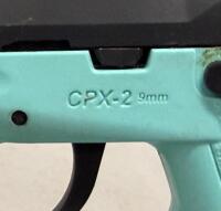 SCCY CPX-2 9mm Semi-Automatic Pistol, Turquoise Frame, 3.1" Barrel, 10+1 Capacity, SN 883705 - 7