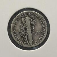 1927 & 1937 Mercury Dimes - 90% Silver, Denver & Philadelphia, Circulated Condition - 3