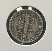 1927 & 1937 Mercury Dimes - 90% Silver, Denver & Philadelphia, Circulated Condition - 5
