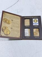 American Mint Historical Gold Eagle Replicas Archival Collection Volume 1 &ndash; 24k Gold Layered Proof Set