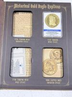 American Mint Historical Gold Eagle Replicas Archival Collection Volume 1 &ndash; 24k Gold Layered Proof Set - 4