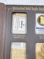 American Mint Historical Gold Eagle Replicas Archival Collection Volume 1 &ndash; 24k Gold Layered Proof Set - 5