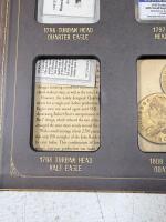 American Mint Historical Gold Eagle Replicas Archival Collection Volume 1 &ndash; 24k Gold Layered Proof Set - 8