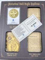American Mint Historical Gold Eagle Replicas Archival Collection Volume 1 &ndash; 24k Gold Layered Proof Set - 9