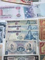 Large World Banknote Collection &ndash; Hong Kong, UAE, Brazil, Colombia, Portugal, 1930s&ndash;1980s, 20+ Notes - 7