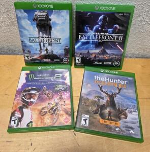 Star Wars Battlefront I & II, Monster Energy Supercross 2, The Hunter COTW 2019, Xbox One Games