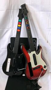 Guitar Hero Les Paul Wireless Guitar Controllers for Nintendo Wii &ndash; Black and Red Variants