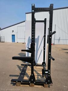 Body-Solid GPR400 Power Rack, 11-Gauge Steel, 1,000 lb Capacity, Integrated Pull-Up Bar