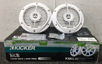 Kenwood Kicker Marine Coaxial Speaker Set