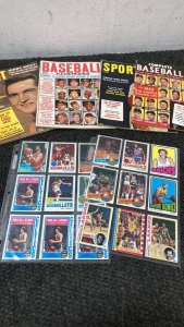 Vintage Sports Magazines and 1960s Basketball Cards
