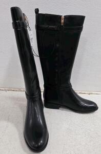 Liz Claiborne Tilia Black Tall Riding Boots, Size 10, New with Tags