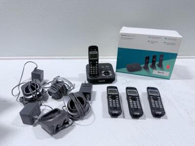 Panasonic KX-TGD63x Cordless Phone System (4 Handsets) & Ooma Telo Air 2 VoIP System