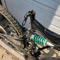 NEXT Gauntlet 24 Full Suspension Mountain Bike, 18-Speed, 24" Wheels, Black/Green - 3