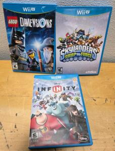 Disney Infinity, Skylanders Swap Force, LEGO Dimensions - Wii U Games