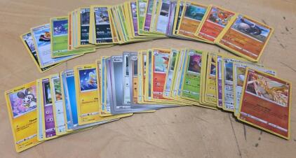 Mixed Pok&eacute;mon TCG Lot: ~100+ Cards, Sun & Moon/Sword & Shield Sets, Rares & Legendaries, English