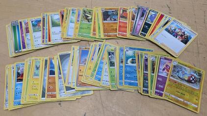 Bulk Pokemon TCG Lot: 100+ English Cards, Mixed Sets (2019&ndash;2023), Commons-Uncommons, Reverse Holo