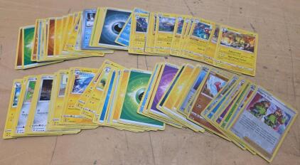 Mixed Pok&eacute;mon TCG Lot &ndash; 100+ Cards, Sword & Shield Era, Pok&eacute;mon/Trainers/Energy, Lanturn, Luxio