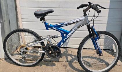 NEXT Power Climber 18-Speed Mountain Bike, 26" Wheels, Dual Suspension, V-Brakes