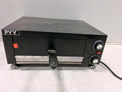 PYY Countertop Electric Pizza Oven, 12-Inch Capacity, 1100W, Stainless Steel (Turns On, worth around 150)