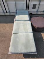 Outdoor Patio Chaise Lounges with Side Table, Adjustable Recline, Synthetic Rattan Frame - 5