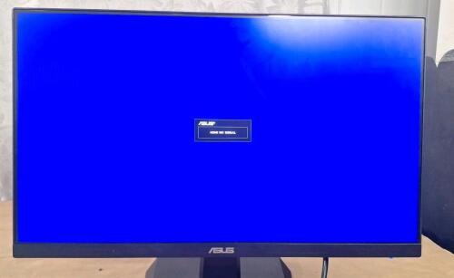 (1) Asus 24" LCD Monitor, Model VA24E