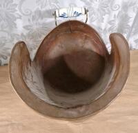 (1) Ceramic Handled Copper Coal Bucket & (1) Ceramic Handled Copper Teapot - 3
