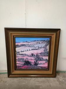 Framed Landscape Wall Art By Picture Galleries Inc., &ldquo;Baroque Collage 1,&rdquo; 36x36&rdquo; Gicl&eacute;e Print