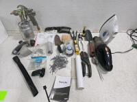 Razor Scooter, Working Black+Decker Iron, Working VacLife Vacuum, Craftsman Tools, Garden & Paint Lot