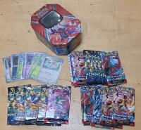 Pok&eacute;mon TCG Koraidon Tin Bundle - Paradox Rift, Crown Zenith Booster Packs, Singles