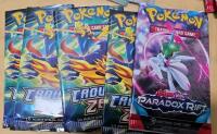 Pok&eacute;mon TCG Koraidon Tin Bundle - Paradox Rift, Crown Zenith Booster Packs, Singles - 4